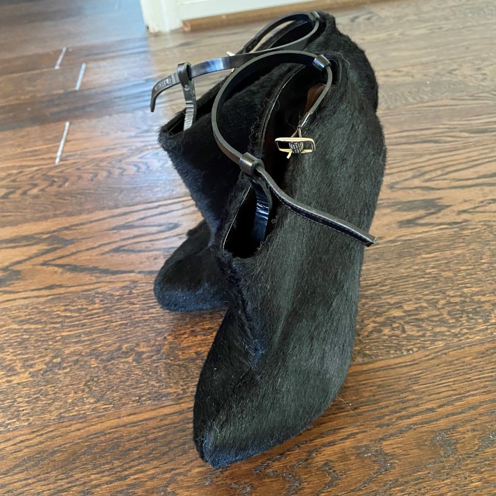 Givenchy Calf Hair Ankle Boots Booties Size 37 - Picture 9 of 12